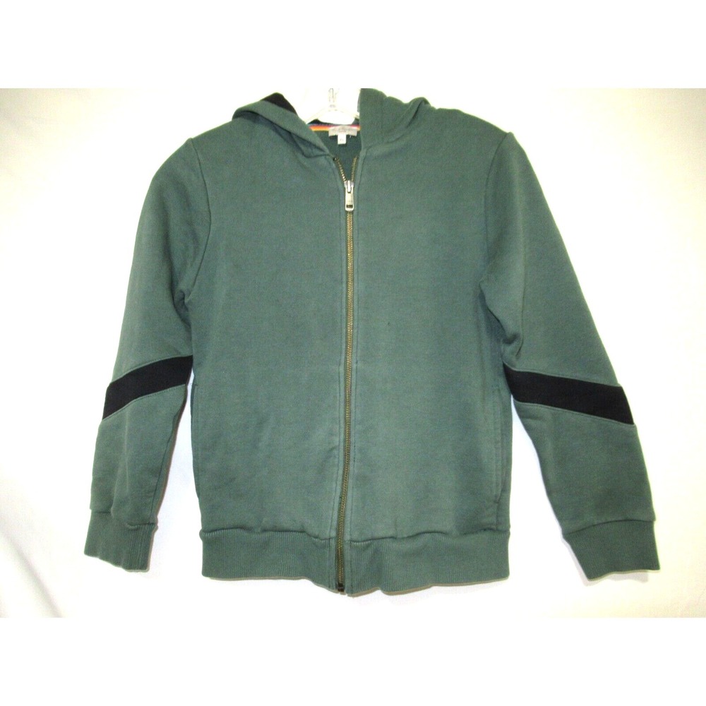 Paul Smith Juniors Size 10A Green Full Zip Hoodie Sweatshirt